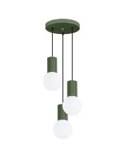 Potrójny okrągły żyrandol  - K600-Buble w sklepie Edinos.pl