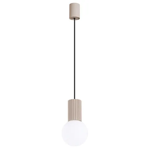 Nowoczesna lampa wisząca taupe -K599-Buble