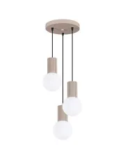Lampa wisząca HALO 3P taupe w sklepie Edinos.pl