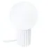 Biała ryflowana lampka nocna - K601-Buble