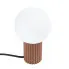 Beżowa lampka nocna ryflowana - K601-Buble