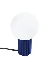 Niebieska nowoczesna lampa na biurko - K601-Buble w sklepie Edinos.pl