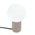 Taupe ryflowana lampka nocna - K601-Buble
