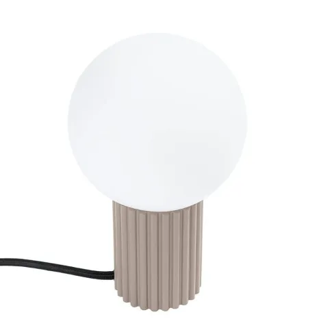 Taupe ryflowana lampka nocna - K601-Buble