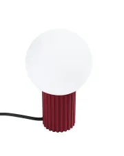 Burgundowa lampka na biurko - K601-Buble w sklepie Edinos.pl