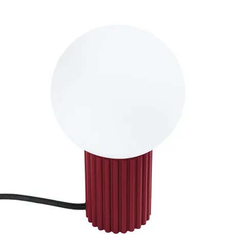Burgundowa lampka na biurko - K601-Buble