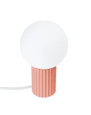 Brzoskwiniowa lampka nocna dekoracyjna - K601-Buble w sklepie Edinos.pl