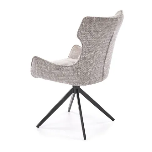 Nowoczesne szare krzeslo