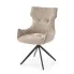 Beżowe nowoczesne krzesło obrotowe - Tervas