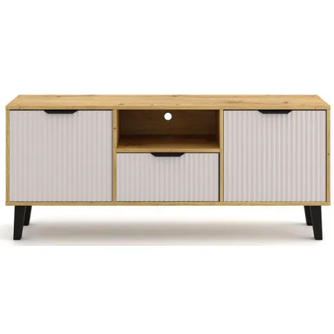 Szafka pod TV Leoniz 7X dąb artisan kaszmir