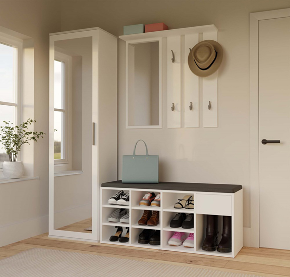 wizualizacja szafki na buty