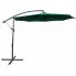 Ciemnozielony parasol na taras - Sunbrella