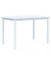 Biały stół z drewna kauczukowego – Razel w sklepie Edinos.pl