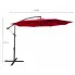 Czerwony parasol na taras i ogród  Sunbrella