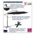  Parasol szary do ogrodu  Sunbrella