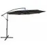 Szary parasol do ogrodu i tarasu Sunbrella