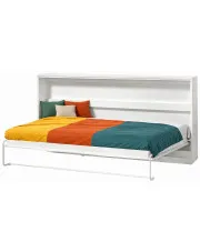 Biały rozkładany półkotapczan - Ratisso 3X 120x200 w sklepie Edinos.pl