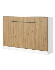 Otwierany półkotapczan dąb + czarny - Ratisso 3X 120x200 w sklepie Edinos.pl