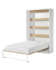 Otwierany pionowy półkotapczan dąb + czarny - Ratisso 4X 120x200 w sklepie Edinos.pl
