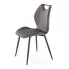 Szare pikowane krzesło Vaston