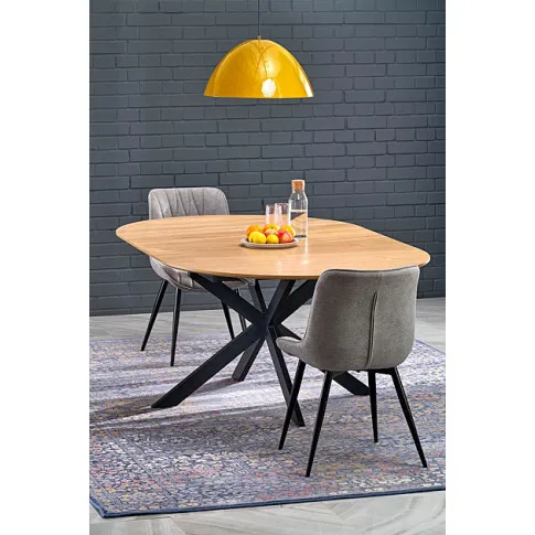 Wizualizacja wnętrza z szarymi krzesłami Luresta