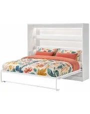 Półkotapczan rozkładany biały + czarny - Ratisso 5X 140x200 w sklepie Edinos.pl