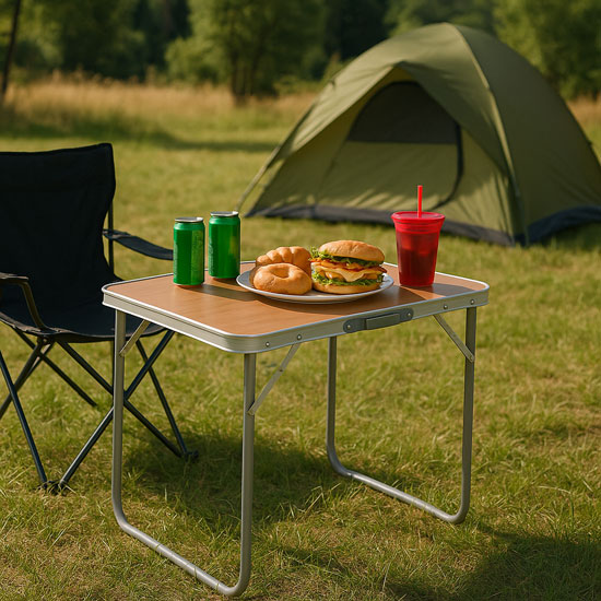 Wizualziacja stolika kempingowego Trekker