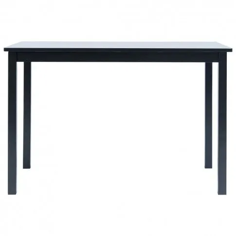 Stół Razel z drewna kauczukowego czarno-biały