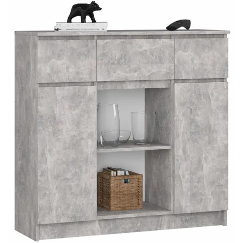 Komoda nowoczesna do salonu beton Nuvo