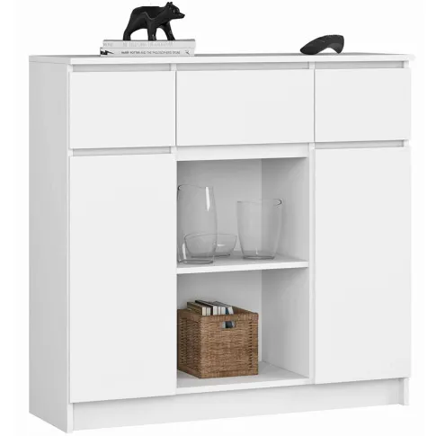 Komoda minimalistyczna biała Nuvo