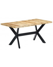 Jasnobrązowy stół z drewna mango – Kalis 4X  w sklepie Edinos.pl
