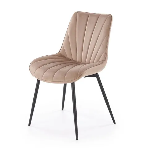 Beżowe nowoczesne krzesło Sovira