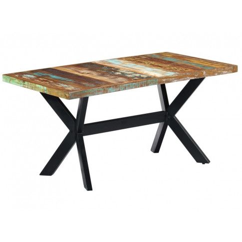 Industrialny stół Kalis 4X z drewna odzyskanego