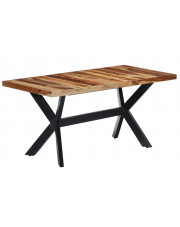 Brązowy stół z drewna sheesham – Kalis 4X w sklepie Edinos.pl