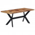 Połączenie drewnianego blatu i stalowych nóg stołu Kalis 4X