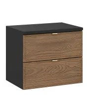 Wisząca szafka pod umywalkę nablatową - Arvenax 6X 60 cm w sklepie Edinos.pl