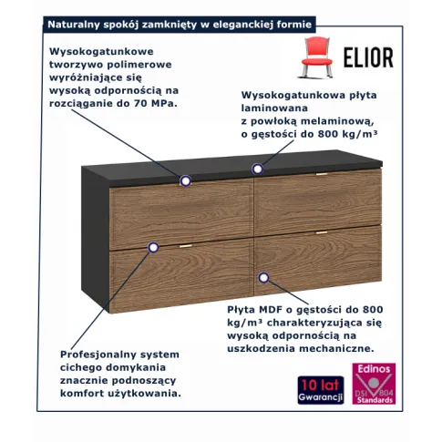 Szafka pod umywalkę nablatową Arvenax 6X 120