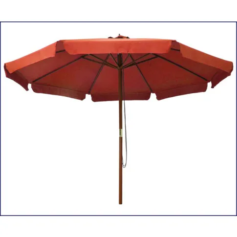 Zdjęcie klasyczny parasol ogrodowy pomarańczowy Toria | Edinos.pl