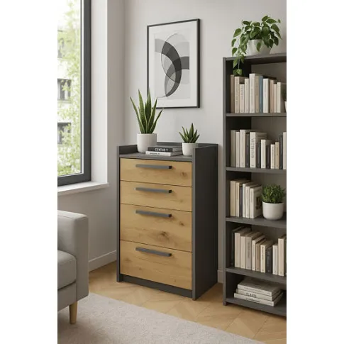 Wizualizacja wnętrza komody Opolia 7X