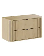 Wisząca szafka pod umywalkę z szufladami - Nordre 5X 100 cm w sklepie Edinos.pl