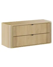 Wisząca szafka pod umywalkę z szufladami - Nordre 5X 120 cm w sklepie Edinos.pl