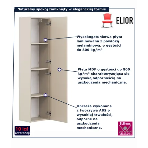 Kaszmirowa szafka łazienkowa Avenari 3X