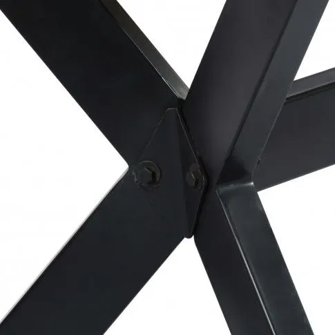 Szczegółowe zdjęcie nr 8 produktu Loftowy stół z drewna sheesham Glefro – brązowy