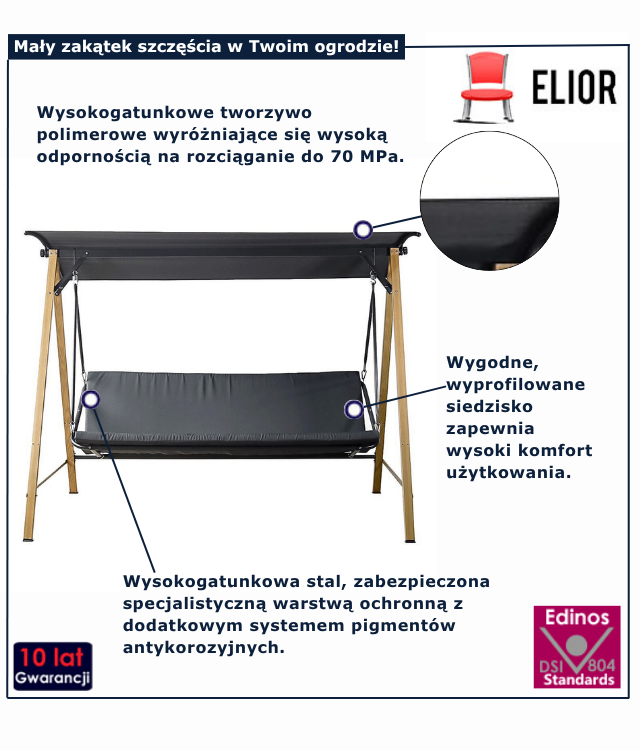 Huśtawka ogrodowa Joy