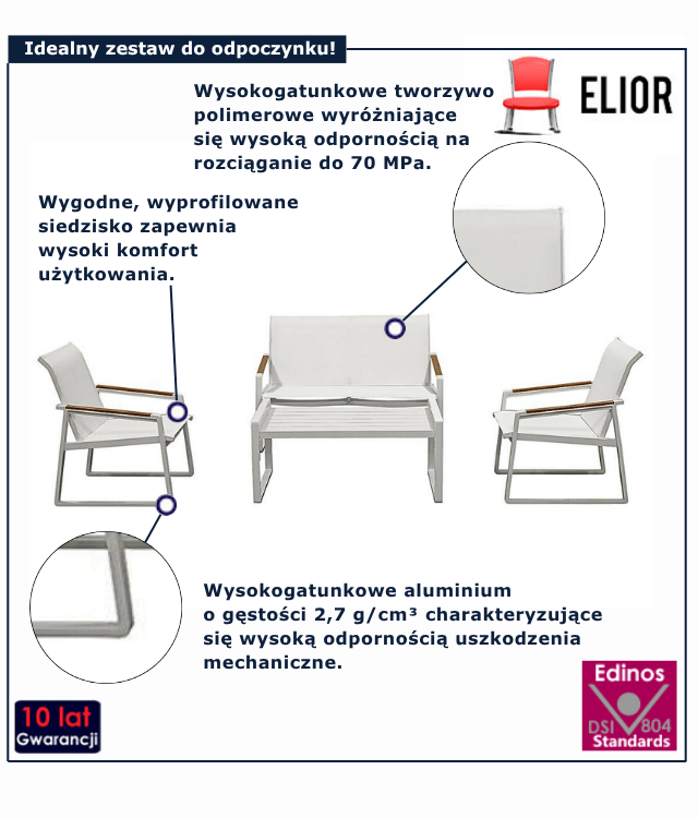 Zestaw biały Sofiesta