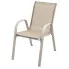 Krzesło beżowe na taras Dozy