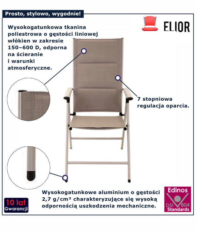 Komplet krzeseł Boby