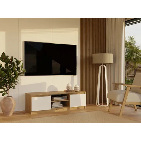 szafak Rtv do salonu Dab artisan   biały