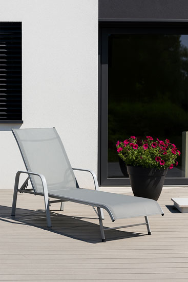 wizualizacja leżaka szarego  Nappy