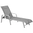 Szary leżak na taras Nappy